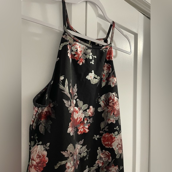 Floral Metallic Dress - Picture 3 of 6